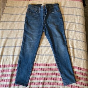 Madewell 9” High Rise Skinny